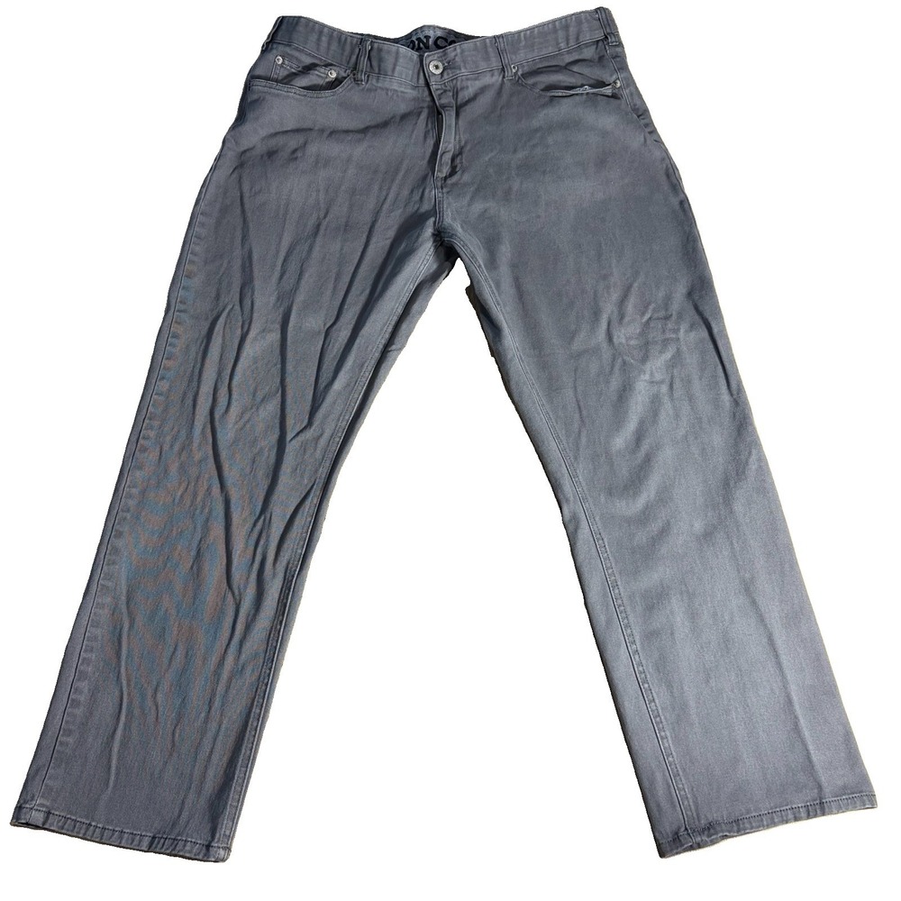 Iron Co. Pants Men's 38x30 Gray Chino Straight Casual Pockets Work Outdoor